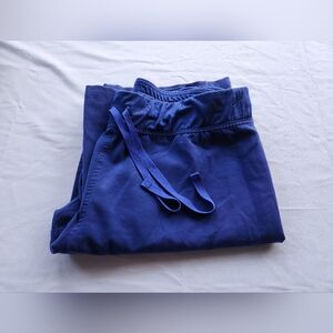 FIGS Medium Deep Royal Blue Livingston Pants RARE Retired Color